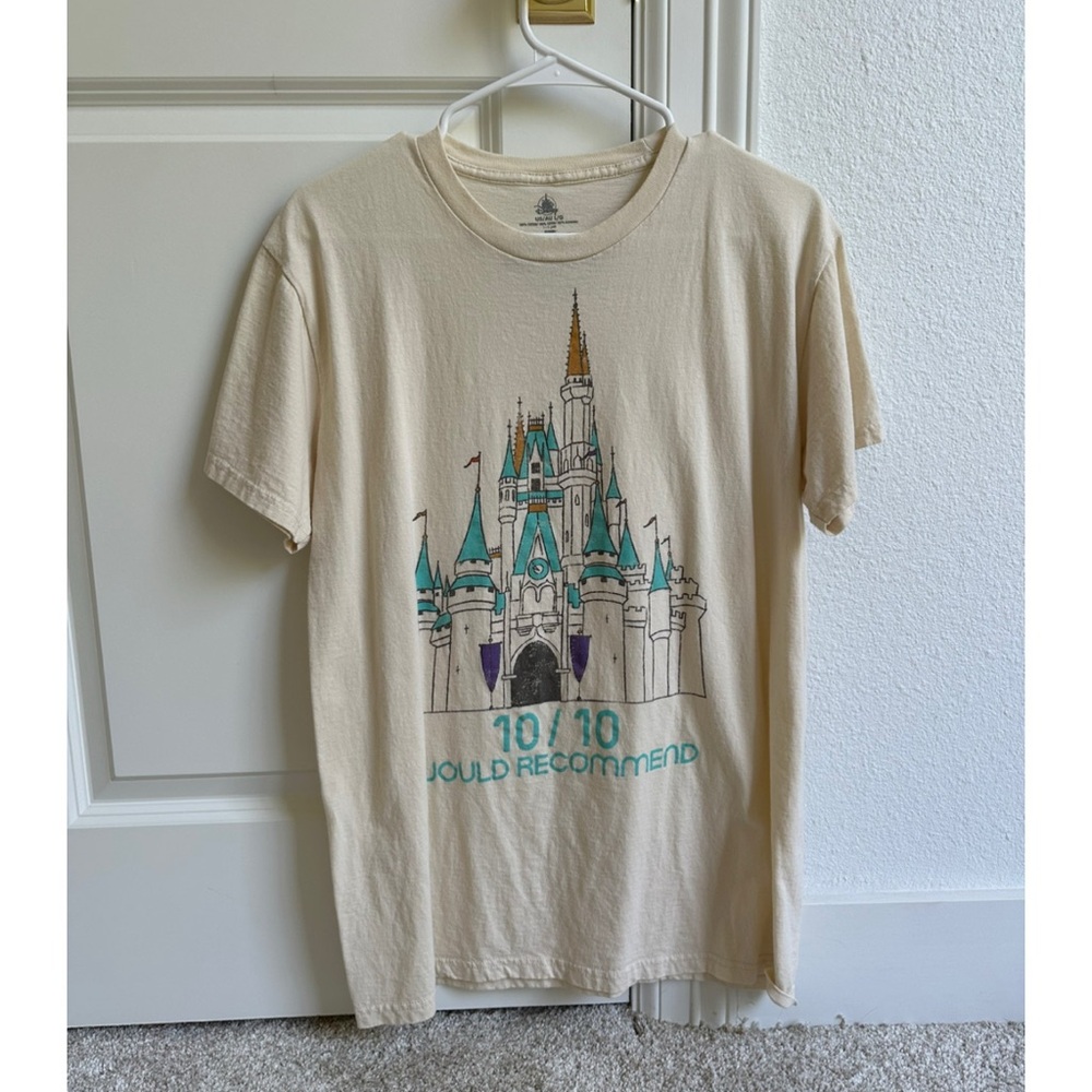 Disney Cream Castle Graphic T-Shirt